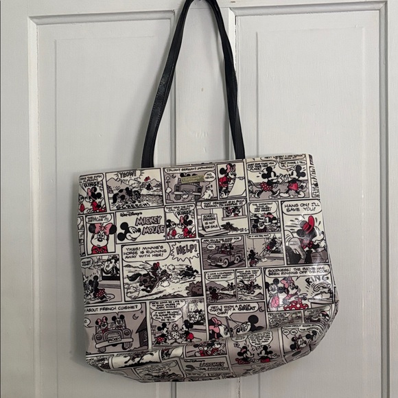 kate spade Handbags - Kate Spade Black and White Mickey Mouse Comic Tote